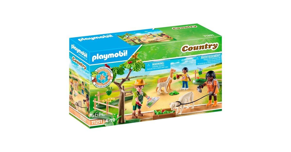 PLAYMOBILCountry - Alpaca wandeling Constructiespeelgoed  (71251)
