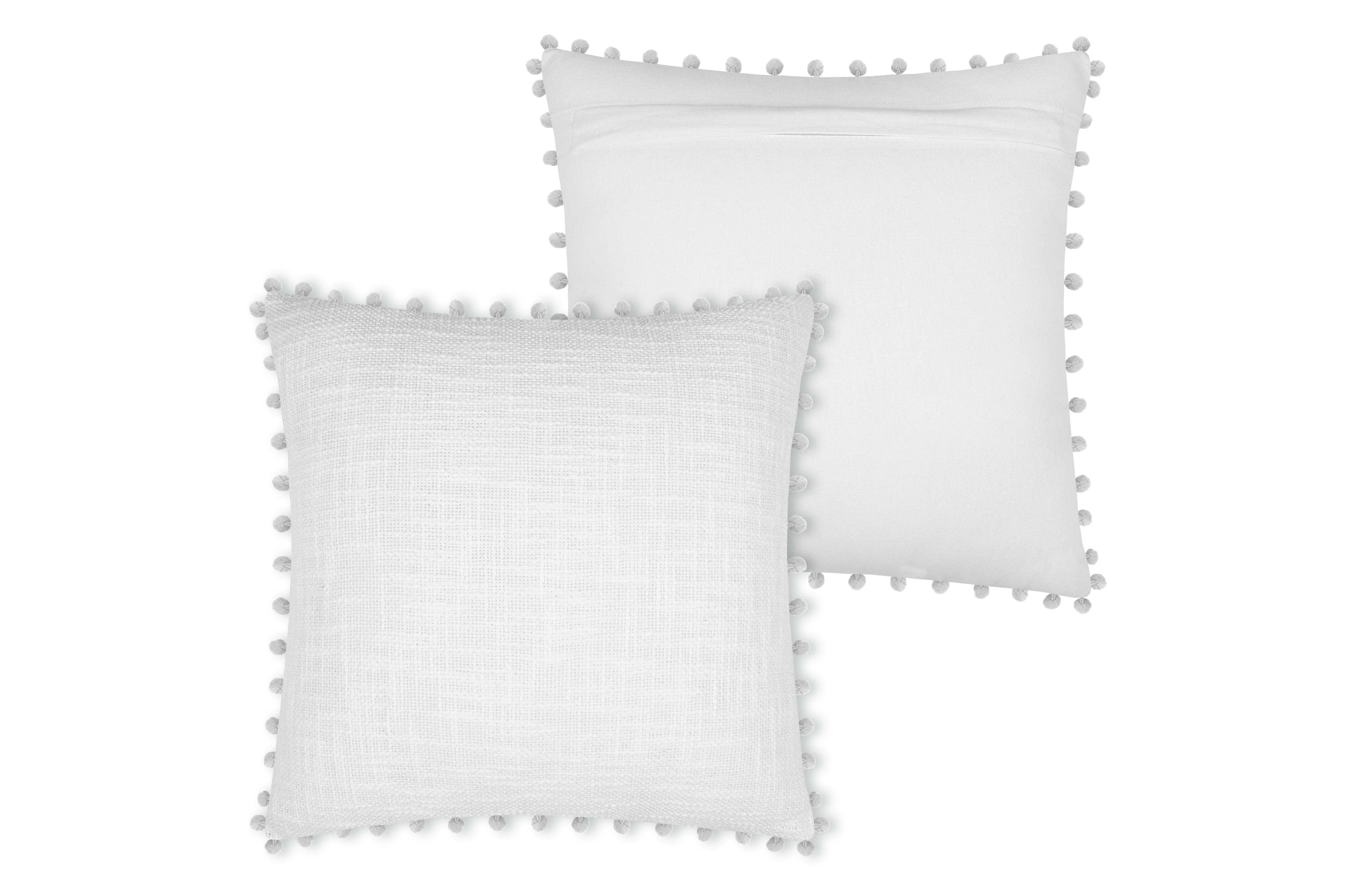COUSSIN 40X40CM SANCHEZ BLANC