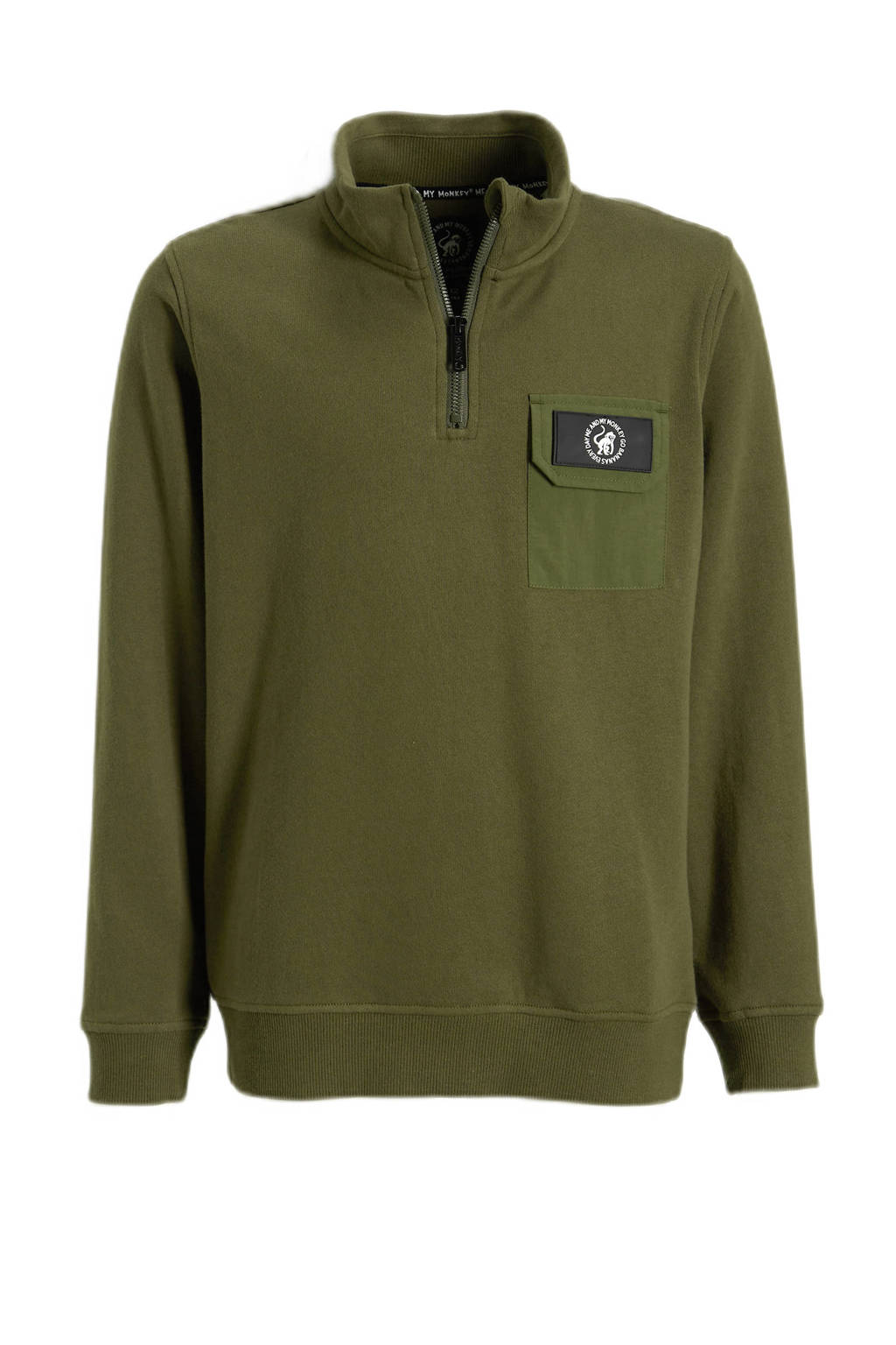 Me & My Monkey sweater Nickolas khaki