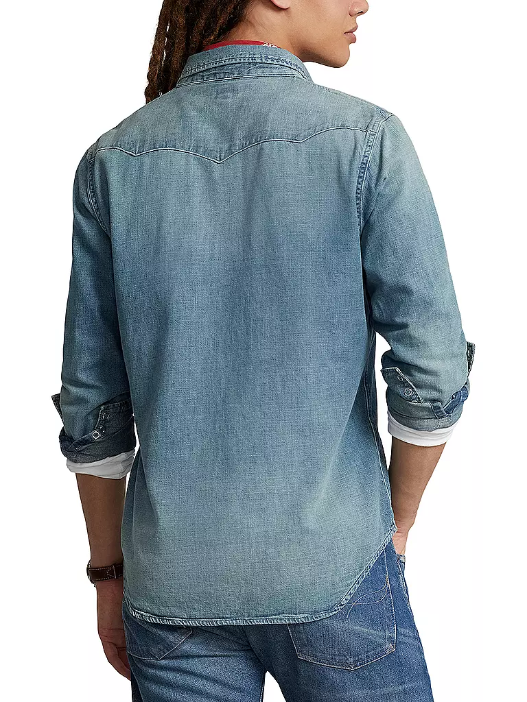 POLO RALPH LAUREN Jeanshemd  blau