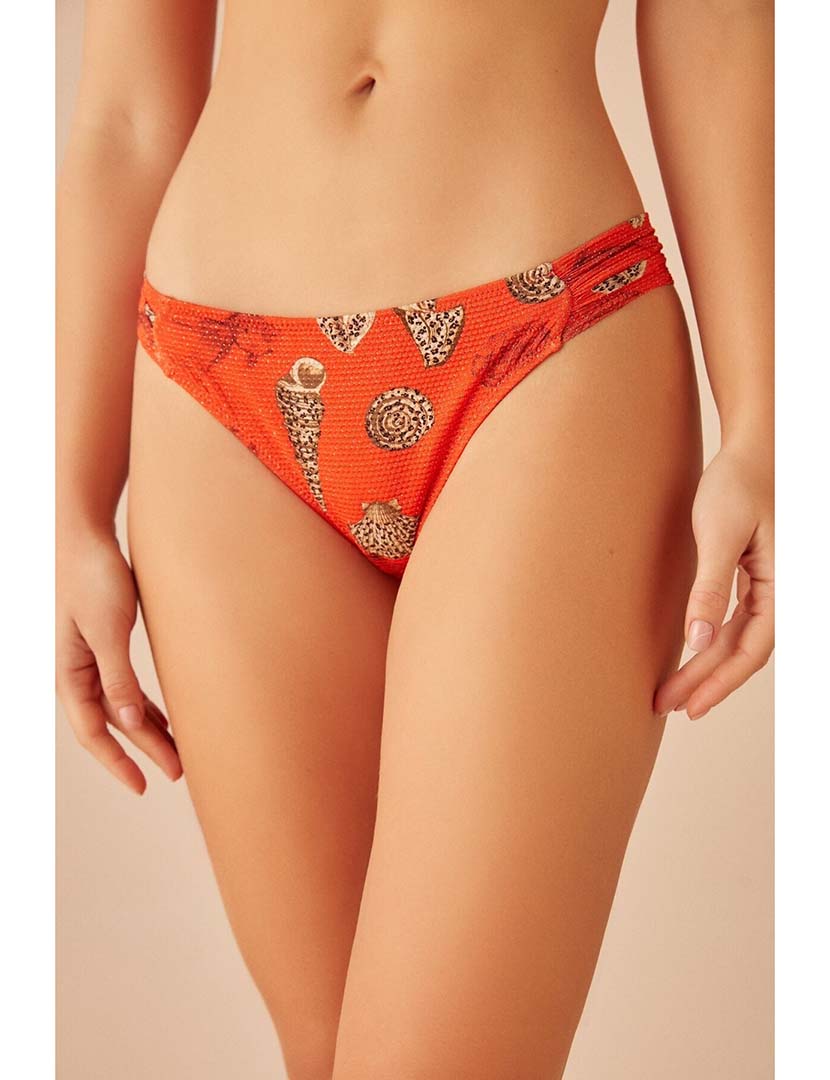 Orange Bikini Thongs
