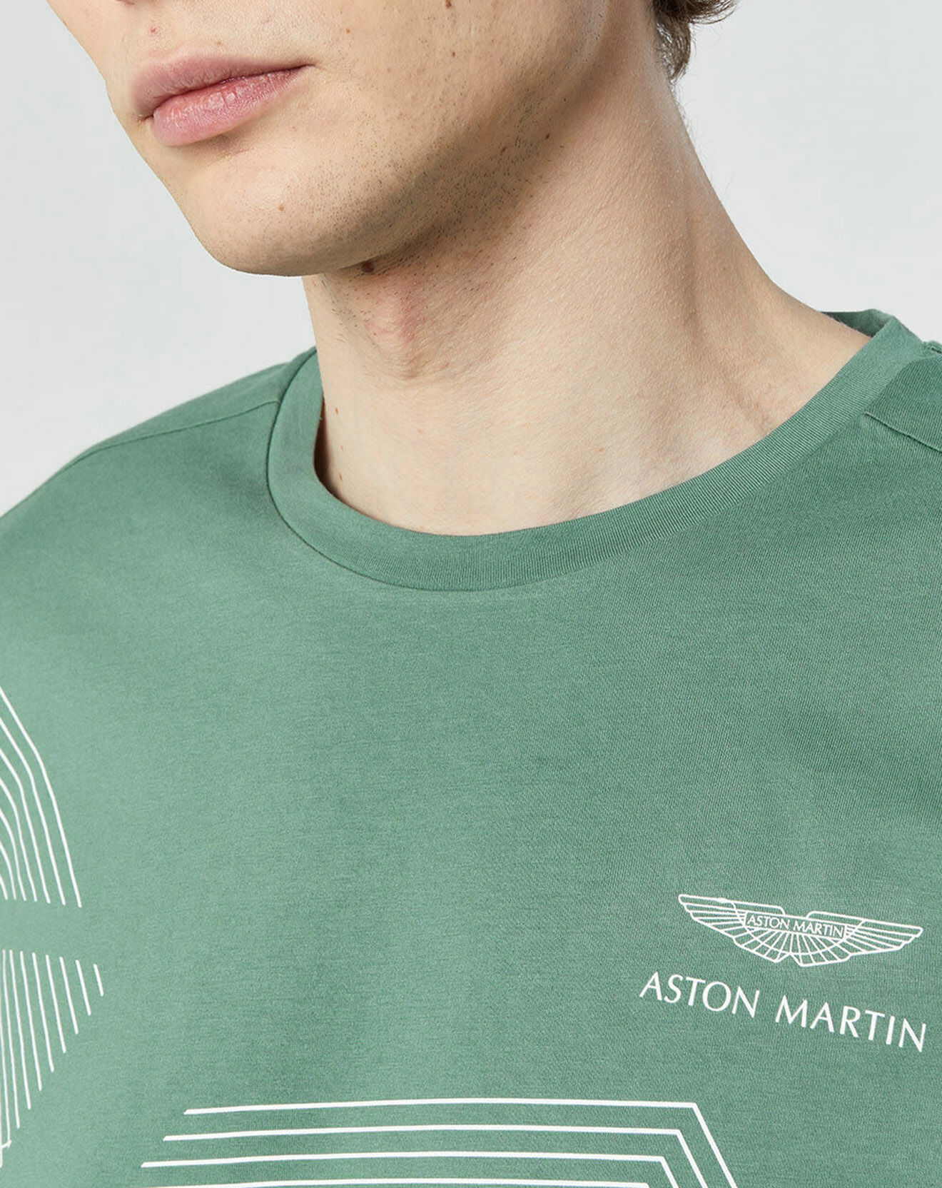 Hackett London T-Shirt Design Aston Martin Racing vert