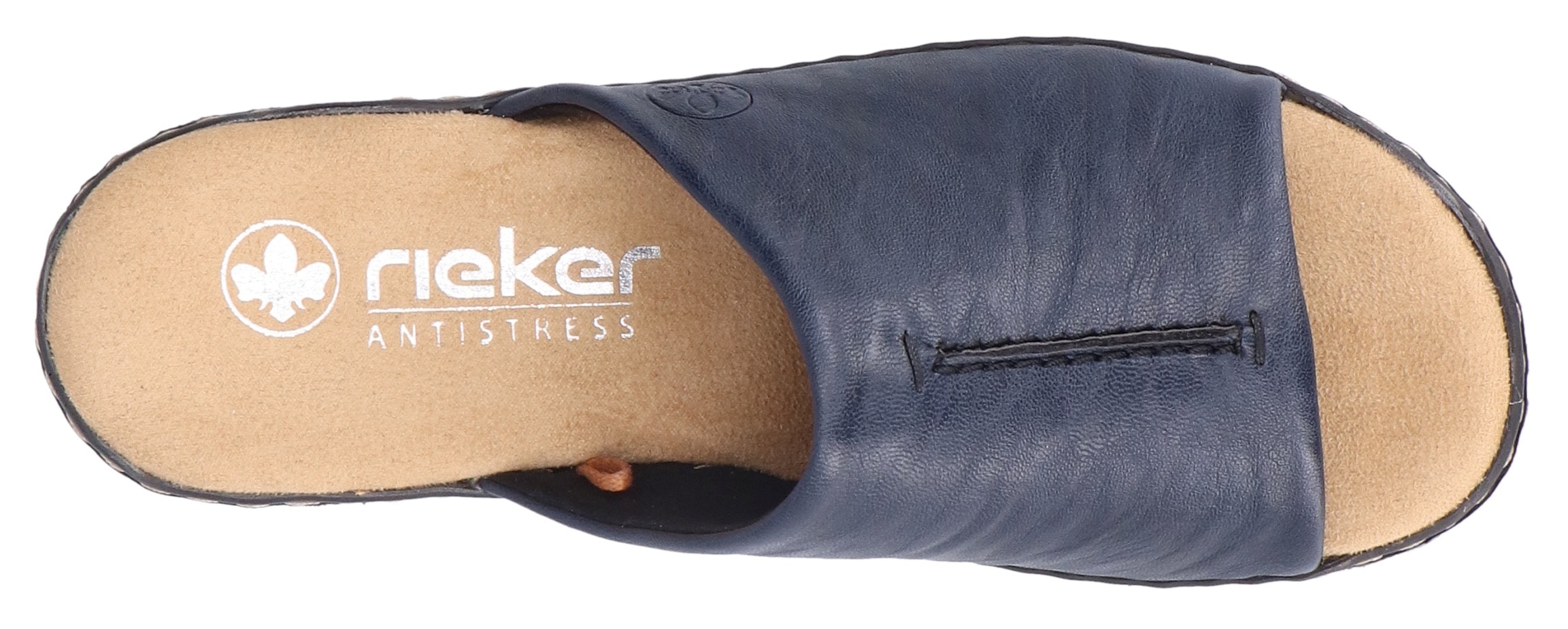 Rieker Pantolette  Keilabsatz, Sommerschuh, modische Keilsohle