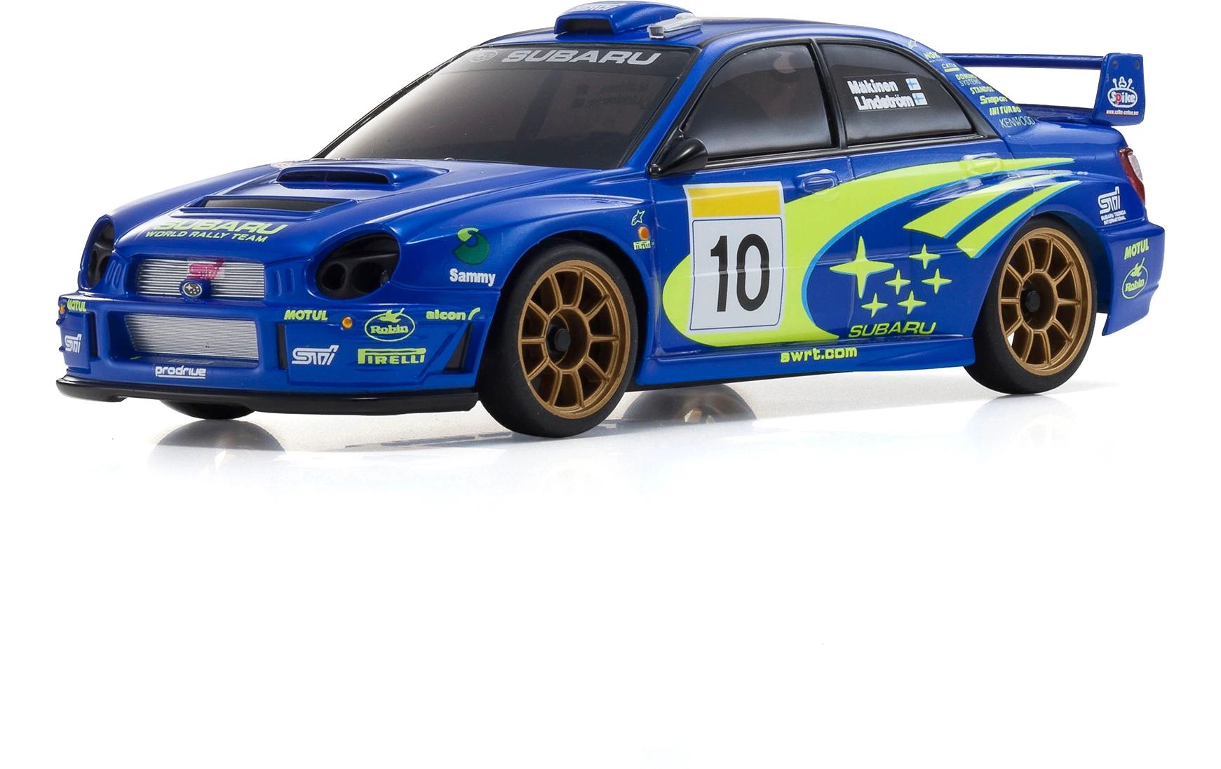 Mini-Z MA020 Subaru Impreza WRC 2002 Weiss, ARTR<br>Mini-Z auf Subaru Impreza Chassis im Readyset
