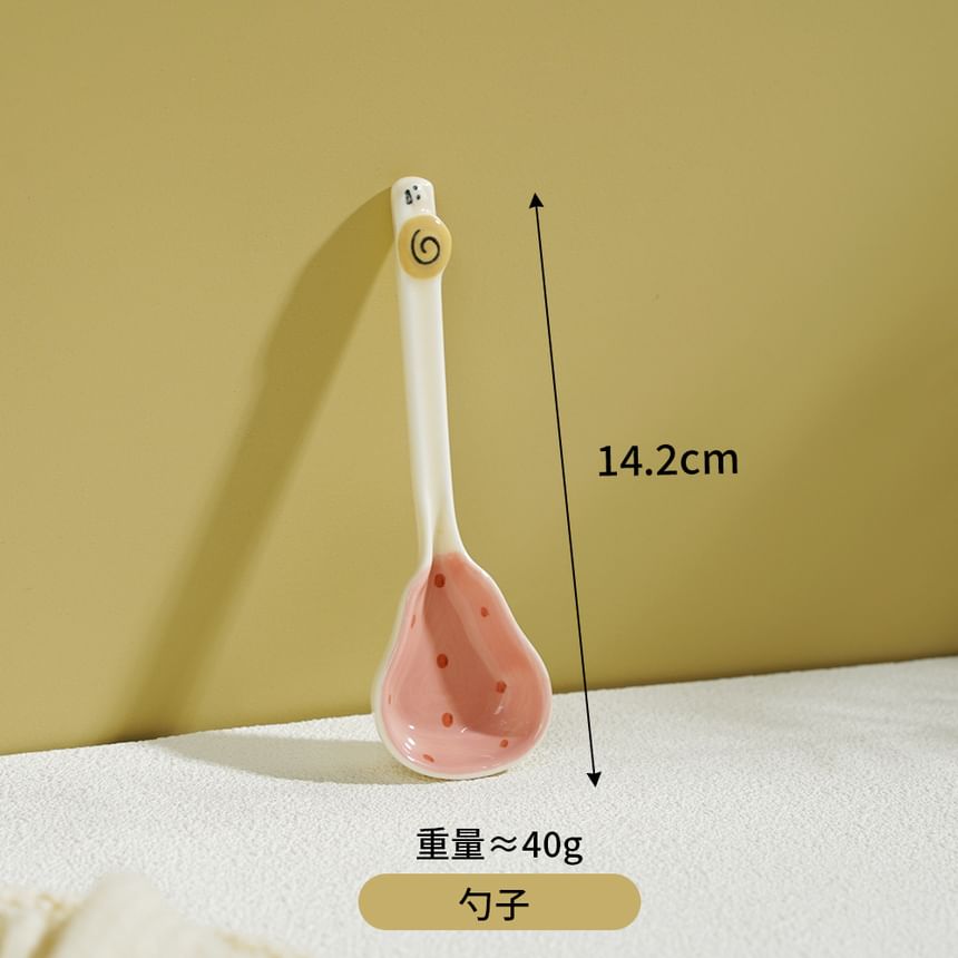 Choyce - Aardbeien Keramische Kom / Bord / Lepel (Diverse Ontwerpen)