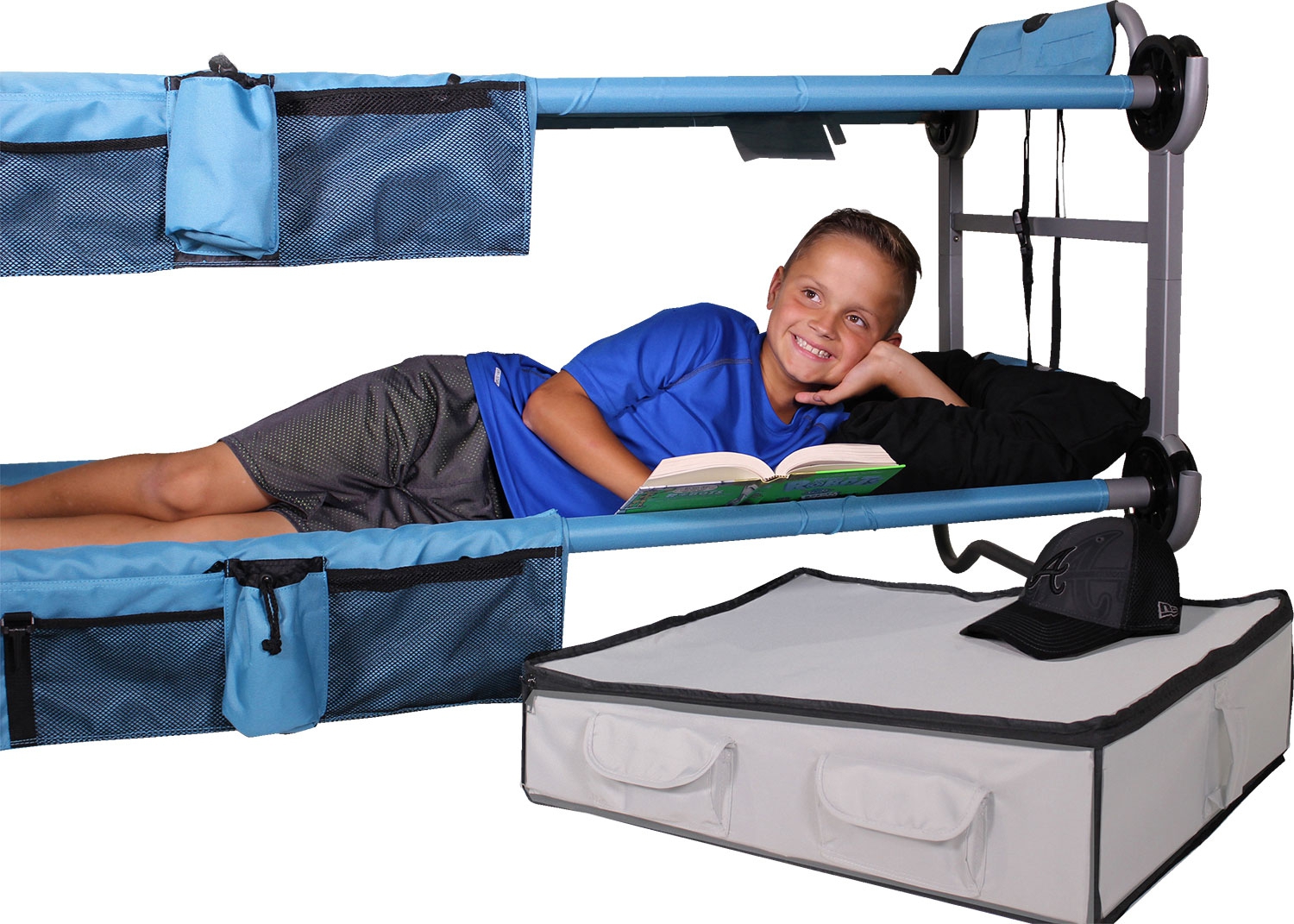 Footlocker für Kid-O-Bunk Betten L und XL, Grau