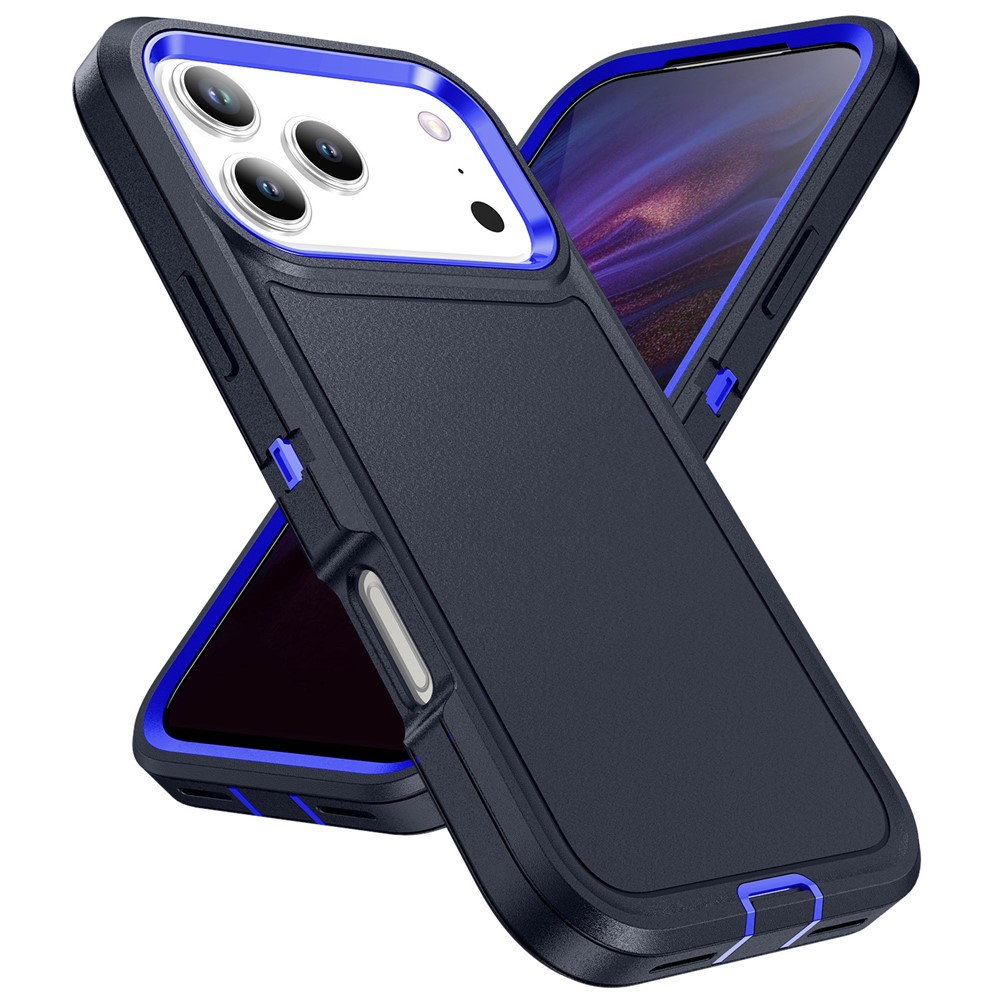 iPhone 17 Pro Outdoor Hybrid Schutz Hülle Defender - Dunkelblau