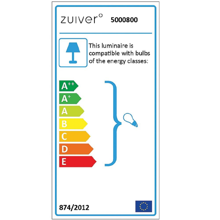 Zuiver Tripod vloerlamp zwart driepoot