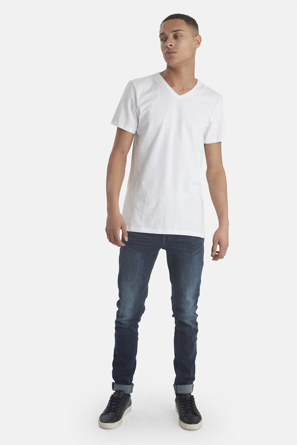 Blend BHDinton V-neck tee 2-pack NOOS White