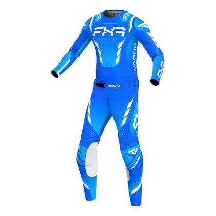 Pantalon cross FXR VAPOR 2025 - Bleu / Blanc