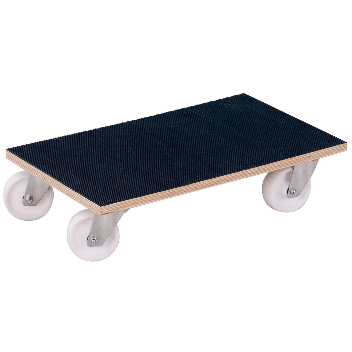 VARIOfit meubelroller, kunststof zwenkwielen met geribbelde rubberen mat, 2 stuks, draagvermogen 500 kg, 600x350x175mm