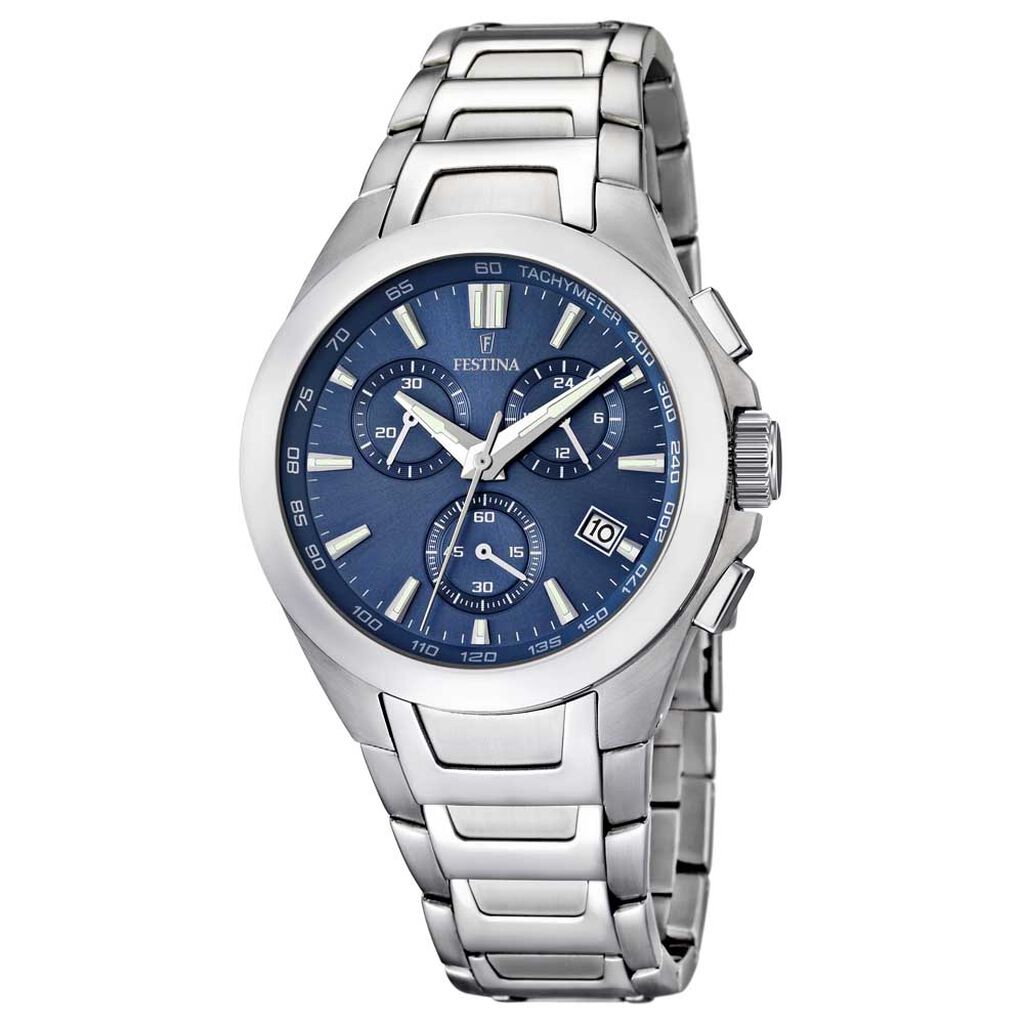 Montre Festina Timeless Chronograph Bleu
