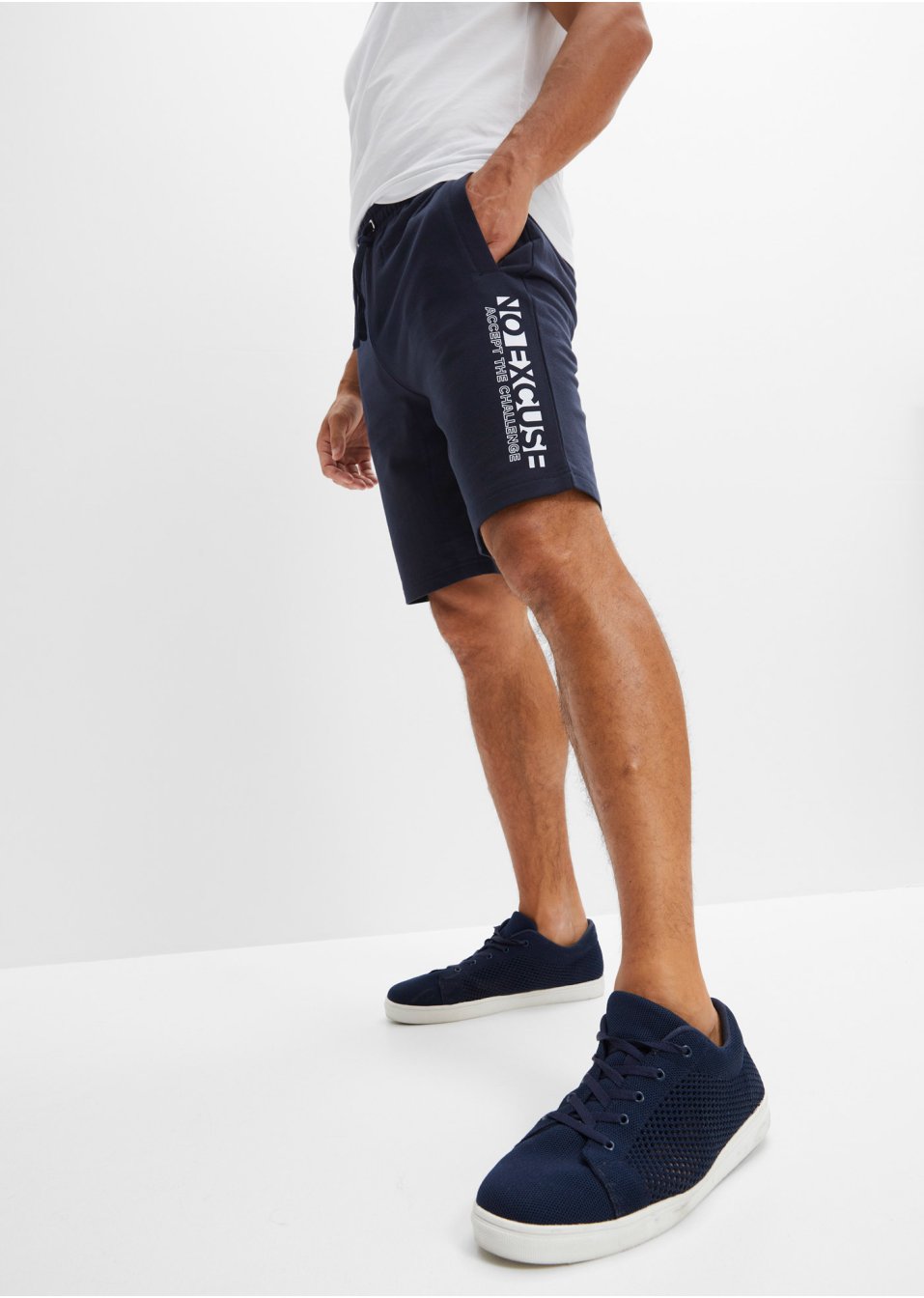 Lot de 2 shorts en sweat avec polyester recyclé