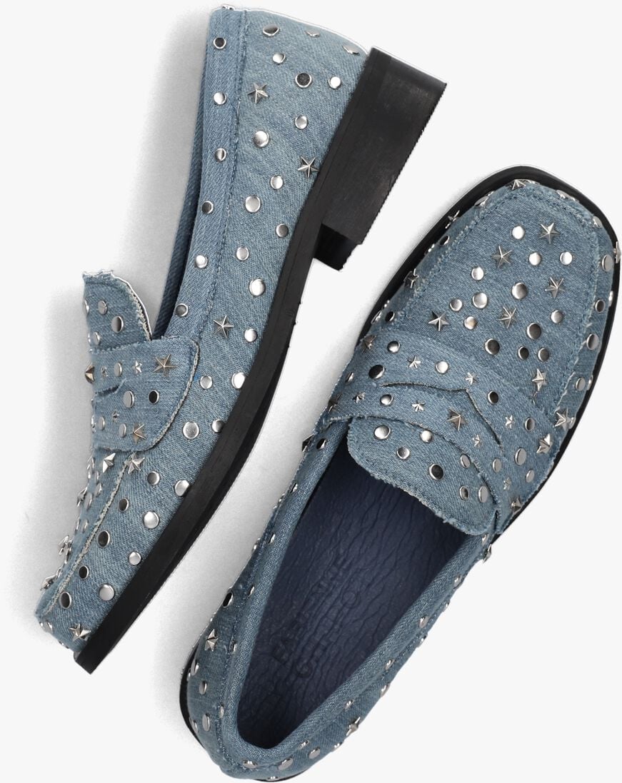 FABIENNE CHAPOT blauwe fabienne chapot loafers pim studs