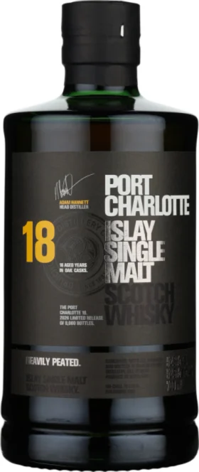 PORT CHARLOTTE 18 YEARS SINGLE MALT 70CL