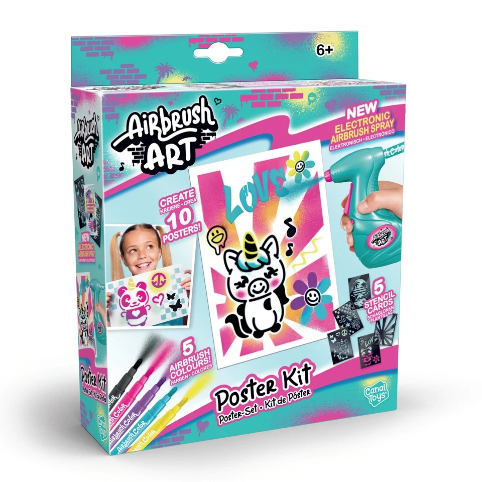 Airbrush Art - Mini Plakat Kit