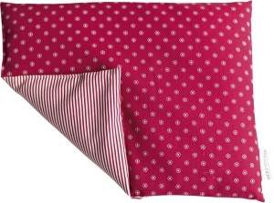 Herzzucker Raps-Wärmekissen 26 x 21 cm Sternchen rot