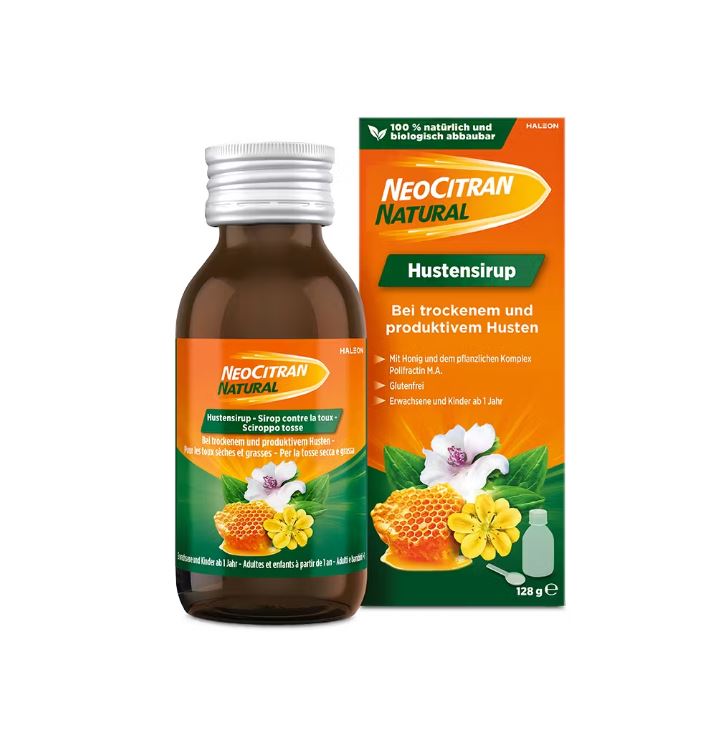 NEOCITRAN Natural Hustensirup<br>95 ml, Flasche, Sirup