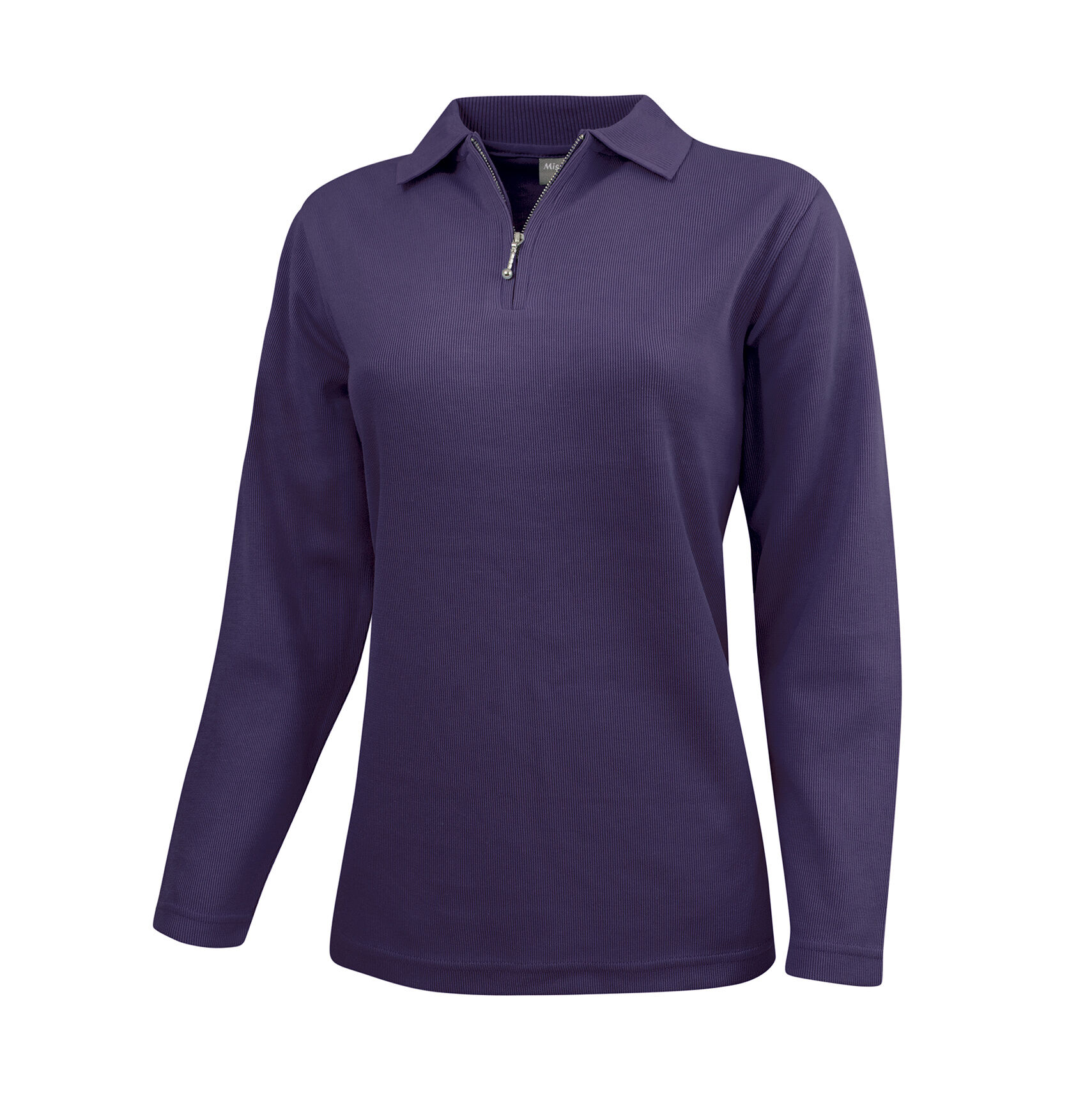 Sweat-Shirt mit feiner Ripp-Optik