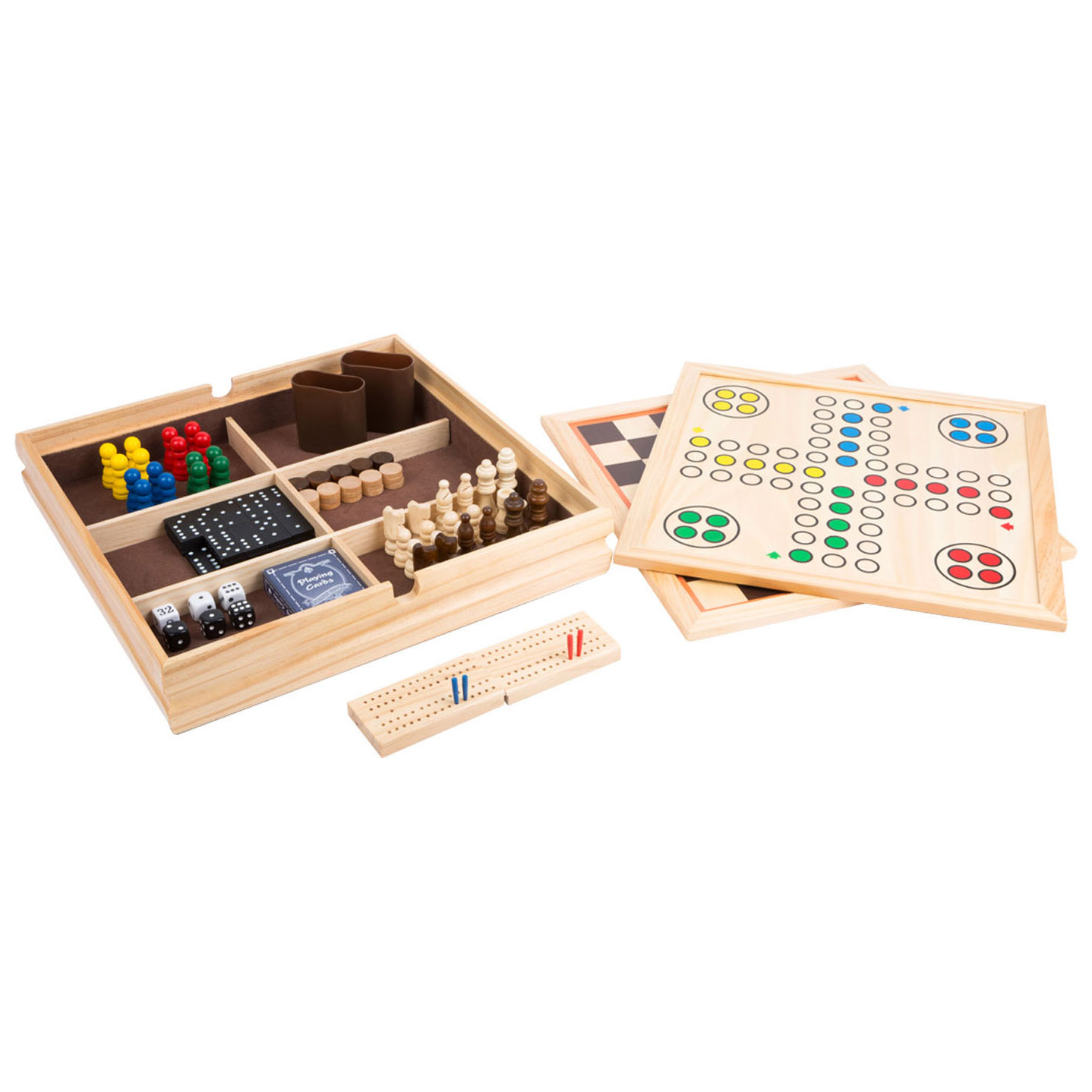 Small Foot-Houten Klassieke Spellen 9in1