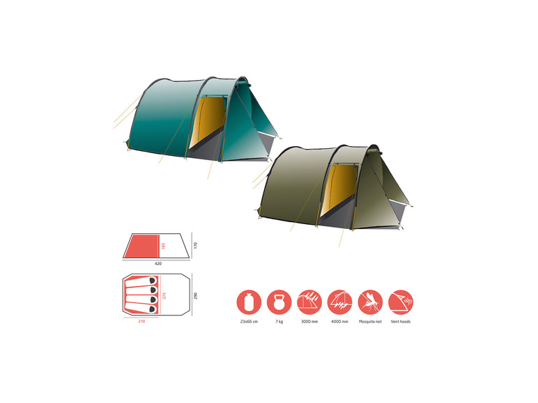 Tunneltent Robson 4