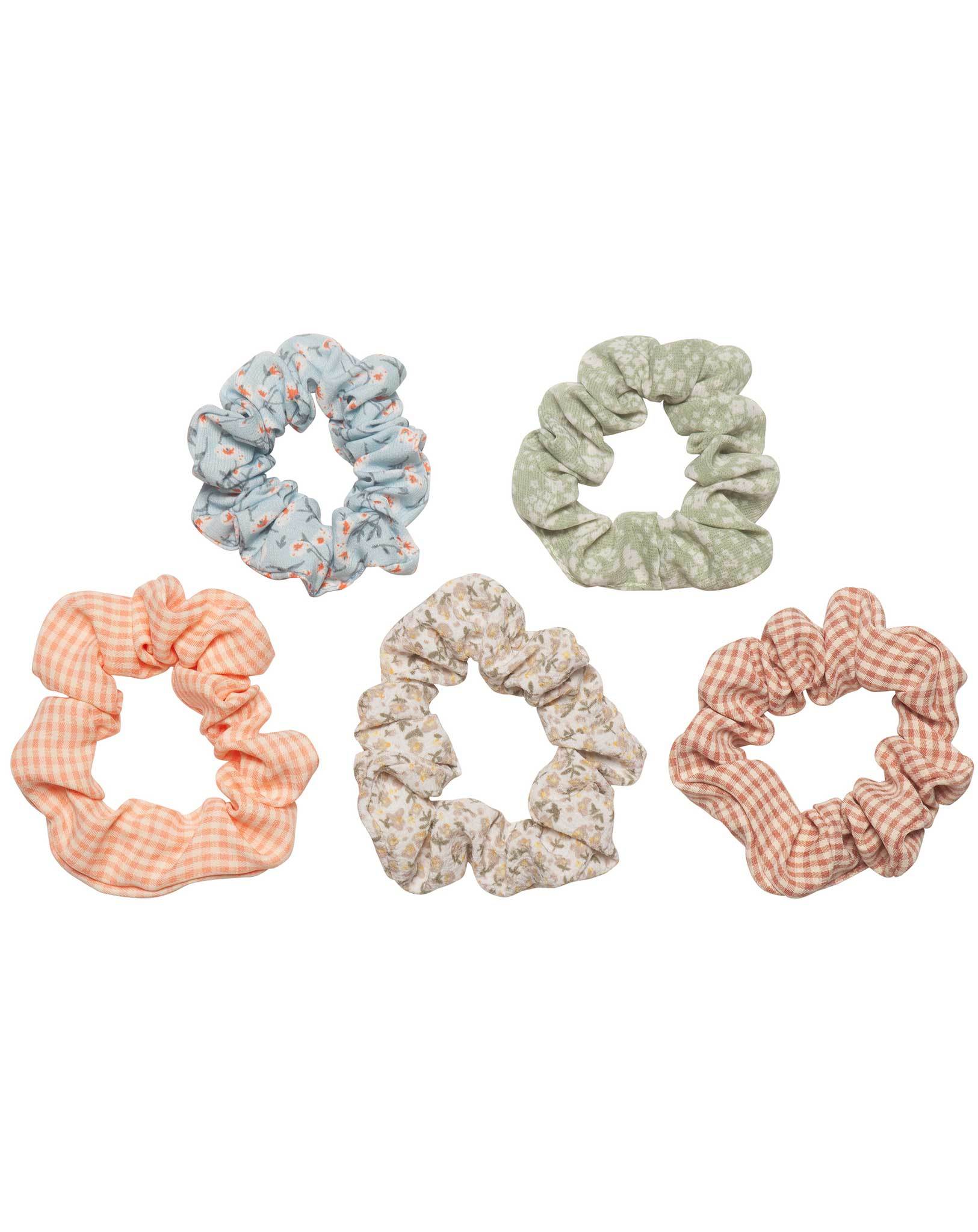 Haargummi FLORAL 5er-Set