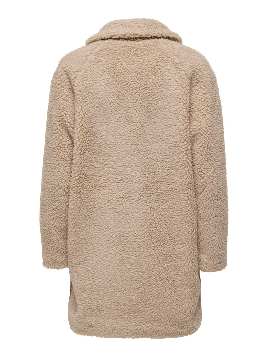 ONLNEWAURELIA Teddyfell Jacke Cuban Sand