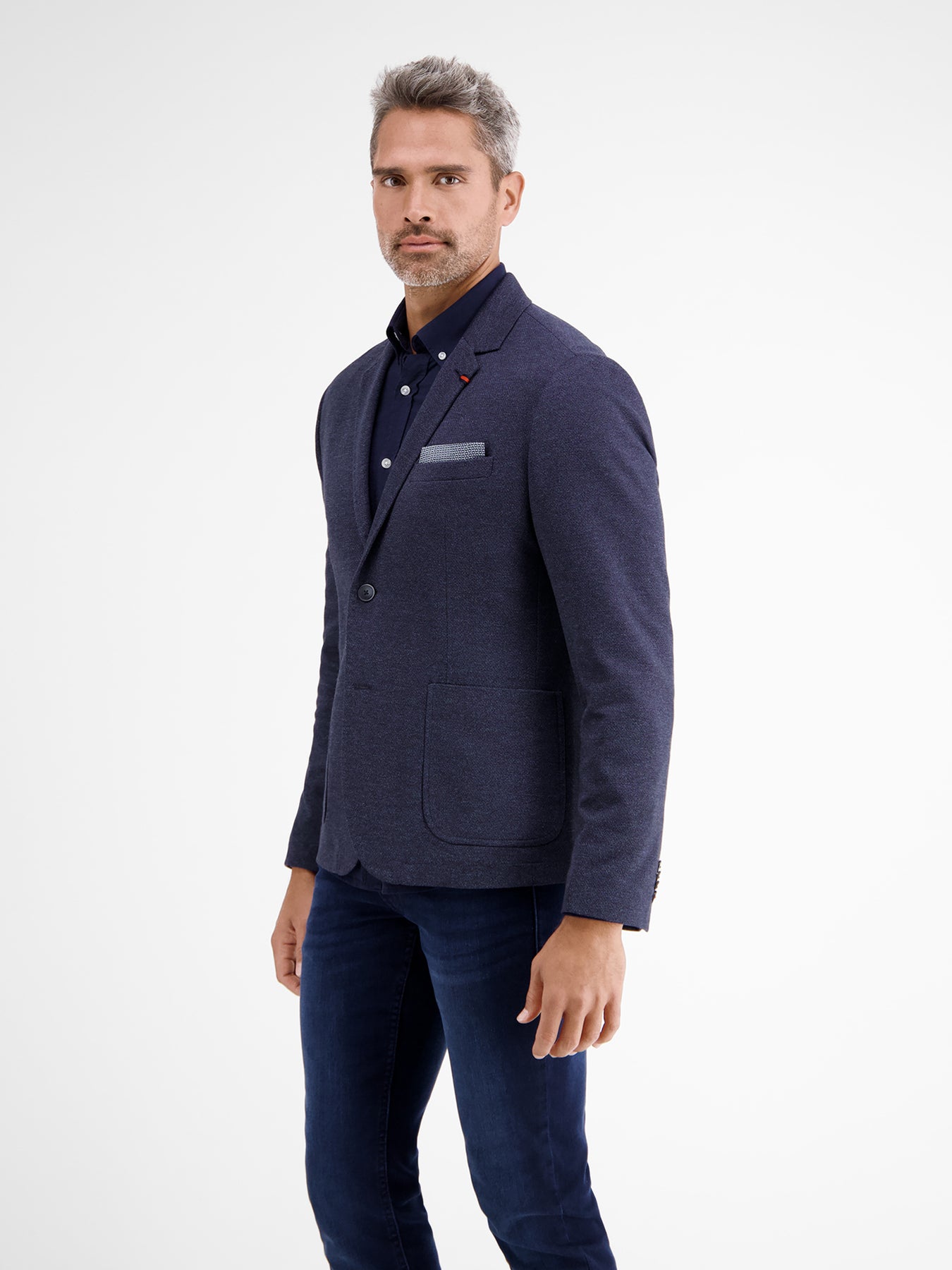 Jersey Sakko mit Stretchanteil