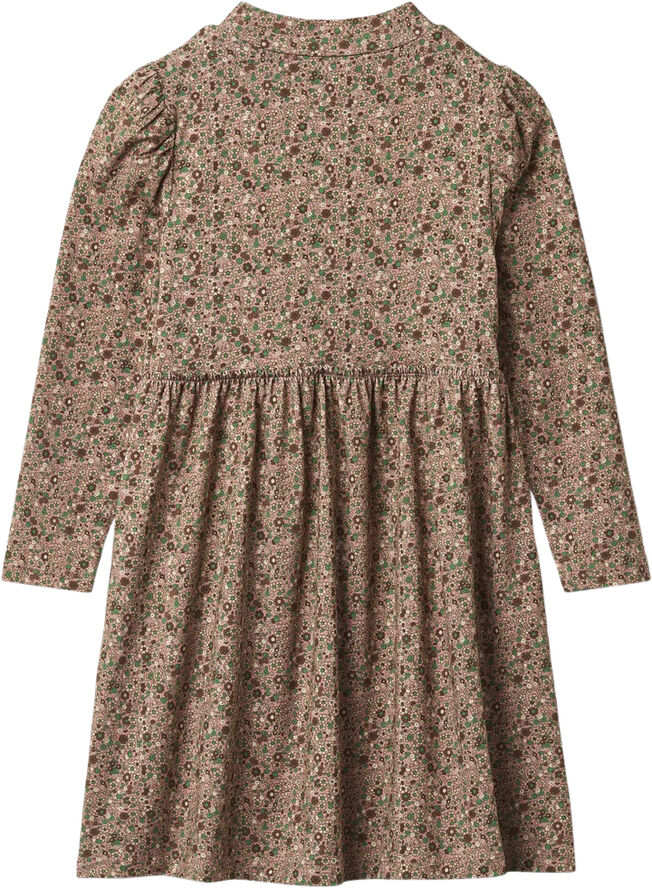 Fliink KELLY LS DRESS Rose amazone carafe aop.