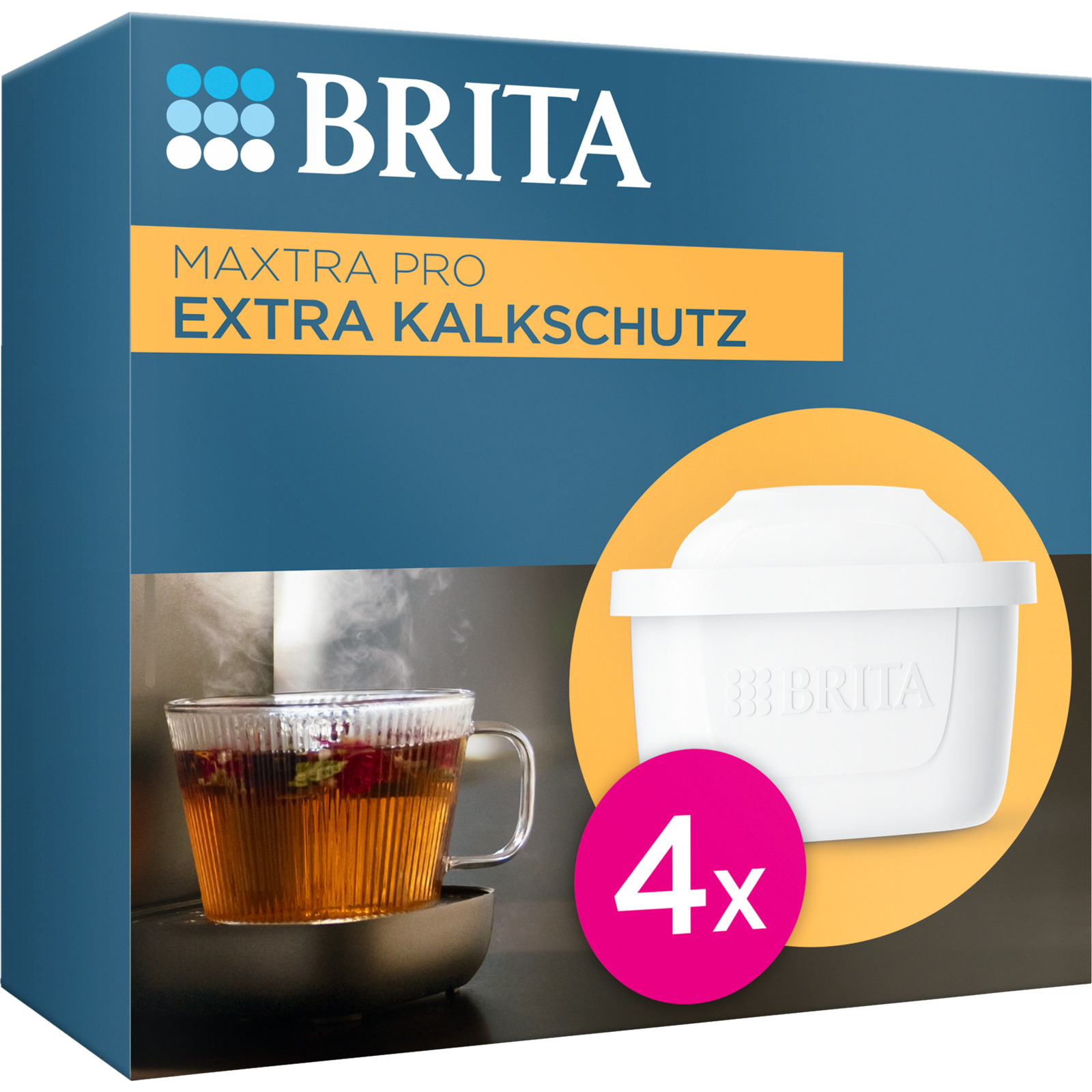 Brita Kartuschen Extra Kalkschutz, 4 Stück