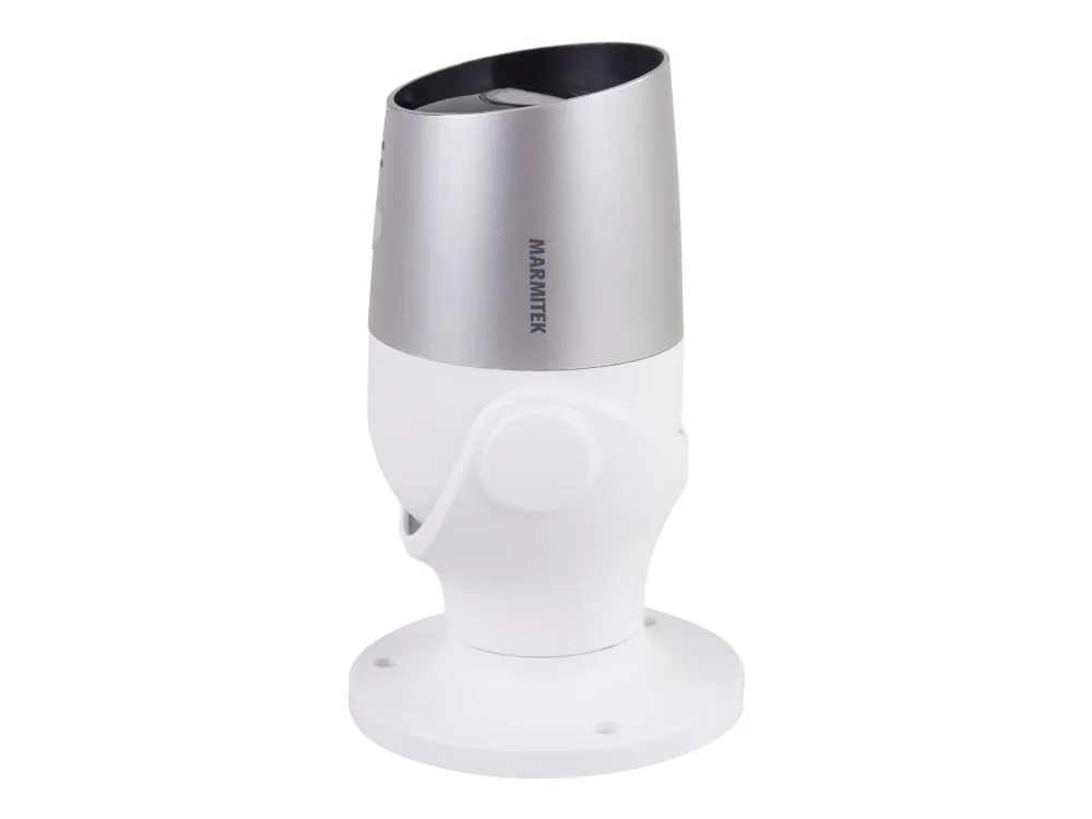 Marmitek Smart Me View MO - Netværksovervågningskamera - udendørs - modstandsdygtig over for vandsprøjt og byger - farve (Dag/nat) - 1920 x 1080 - 1080p - audio - trådløs - WiFi - H.264 - DC 12 V