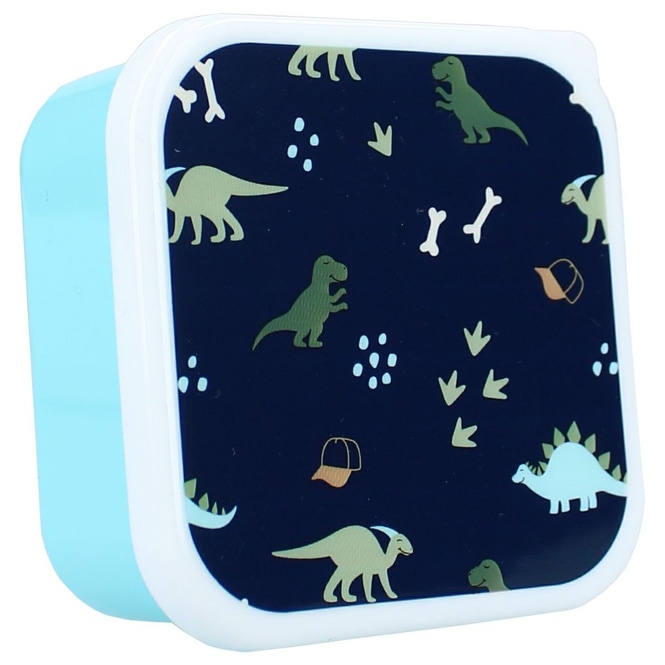 Prêt - Snackbox - Eat Drink Repeat - 3-er Set - Dino