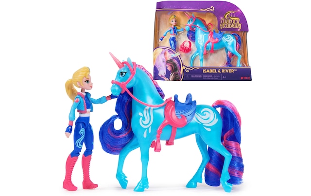 Spin Master Anziehpuppe »Unicorn Academy Isabel Doll & River Unicorn«