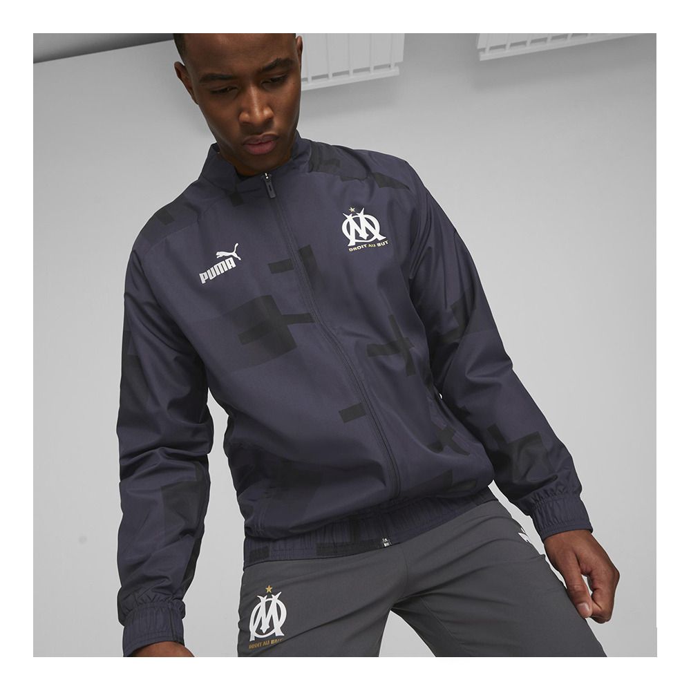 Puma OM PREM - Veste Homme strong gray/puma white