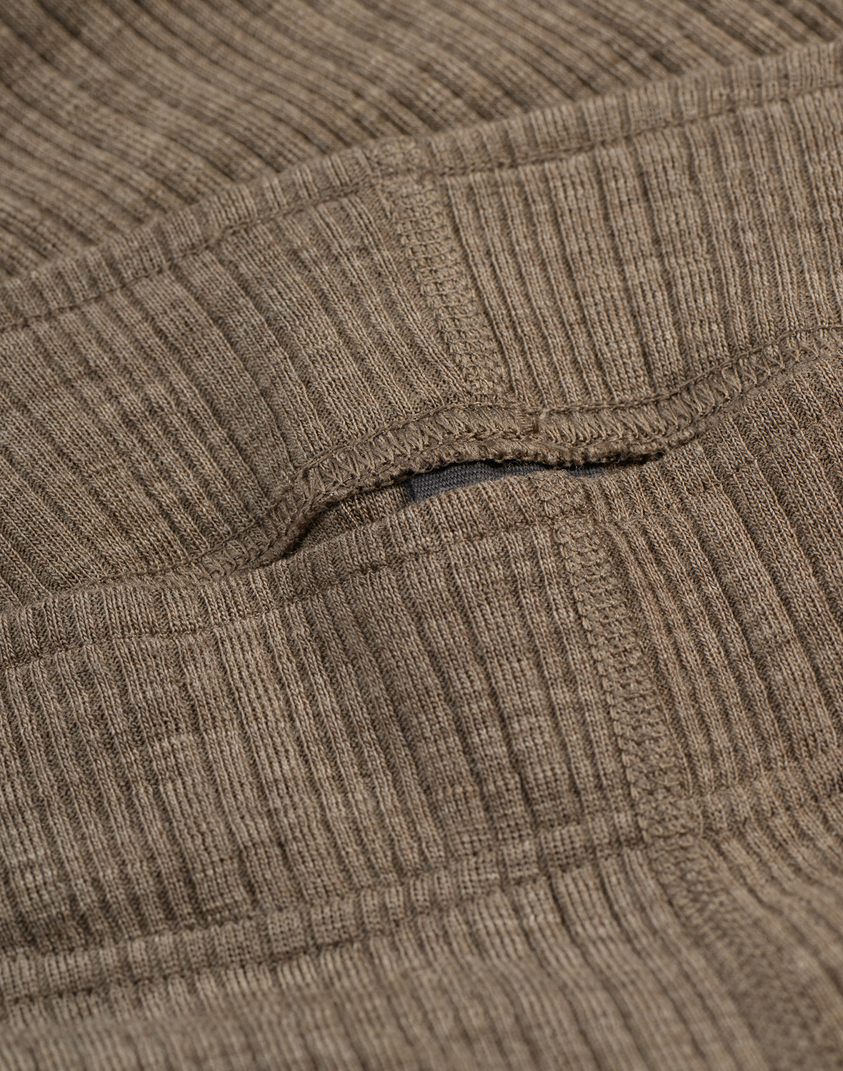 Legging van merinowol voor dames in Zwart