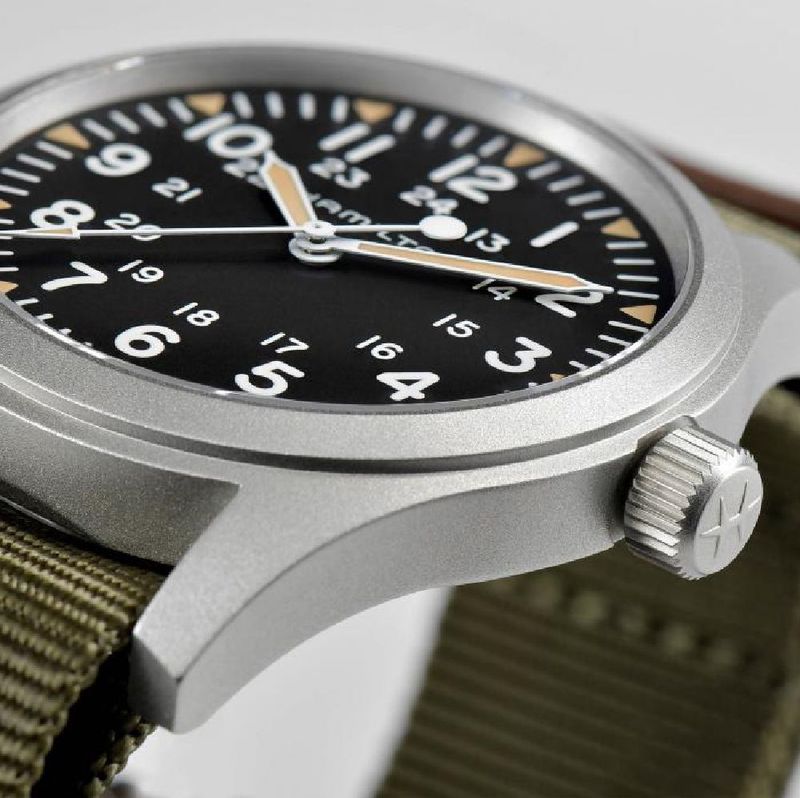 Hamilton - Khaki Field H69529933 - Mechanisch Horloge - Roestvrijstaal - 42 mm