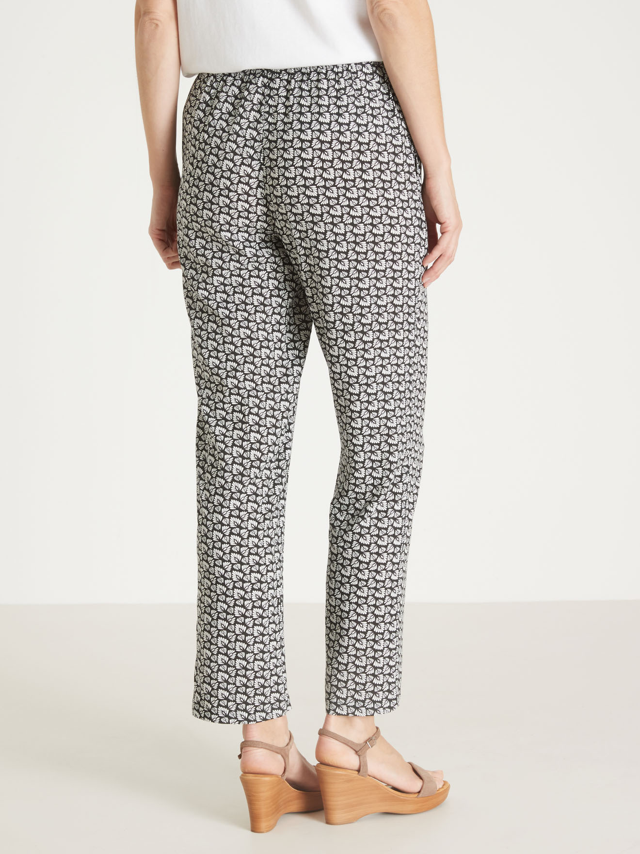Pantalon fluide entièrement élastiqué