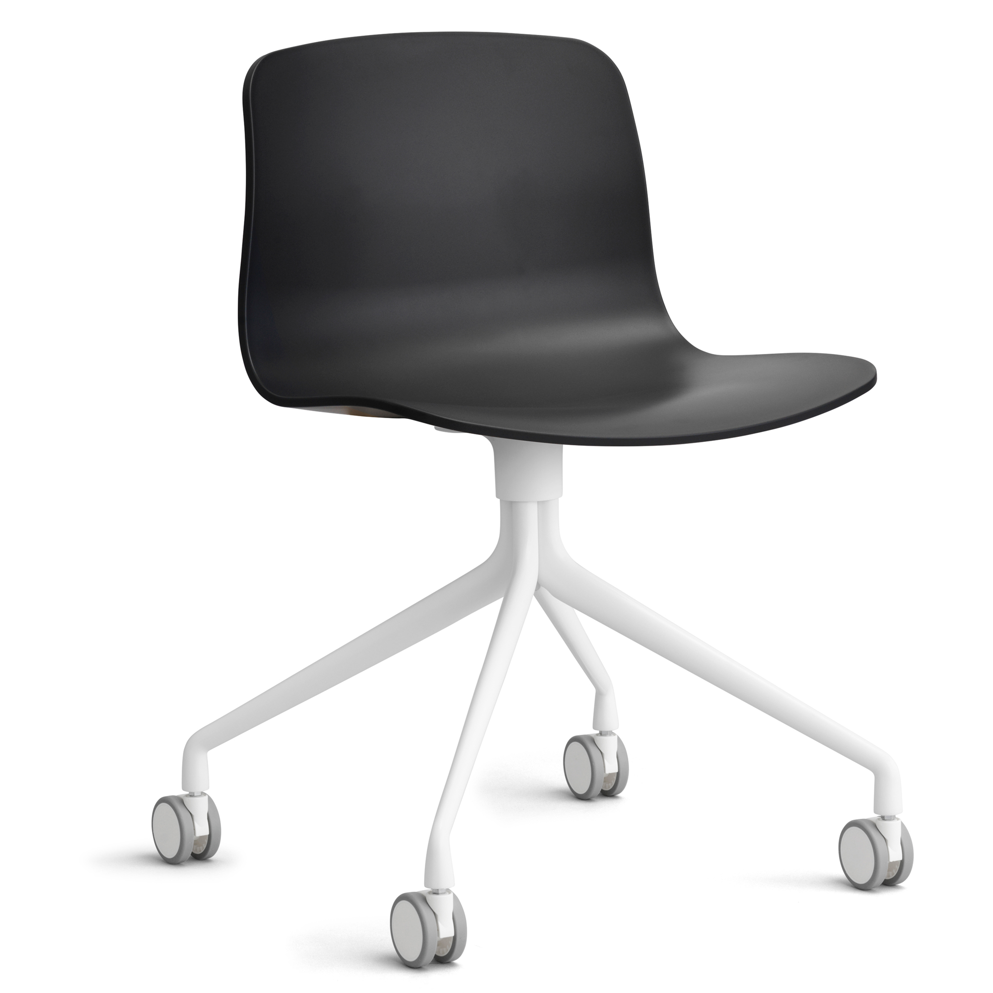 Bureaustoel AAC14 wit onderstel black