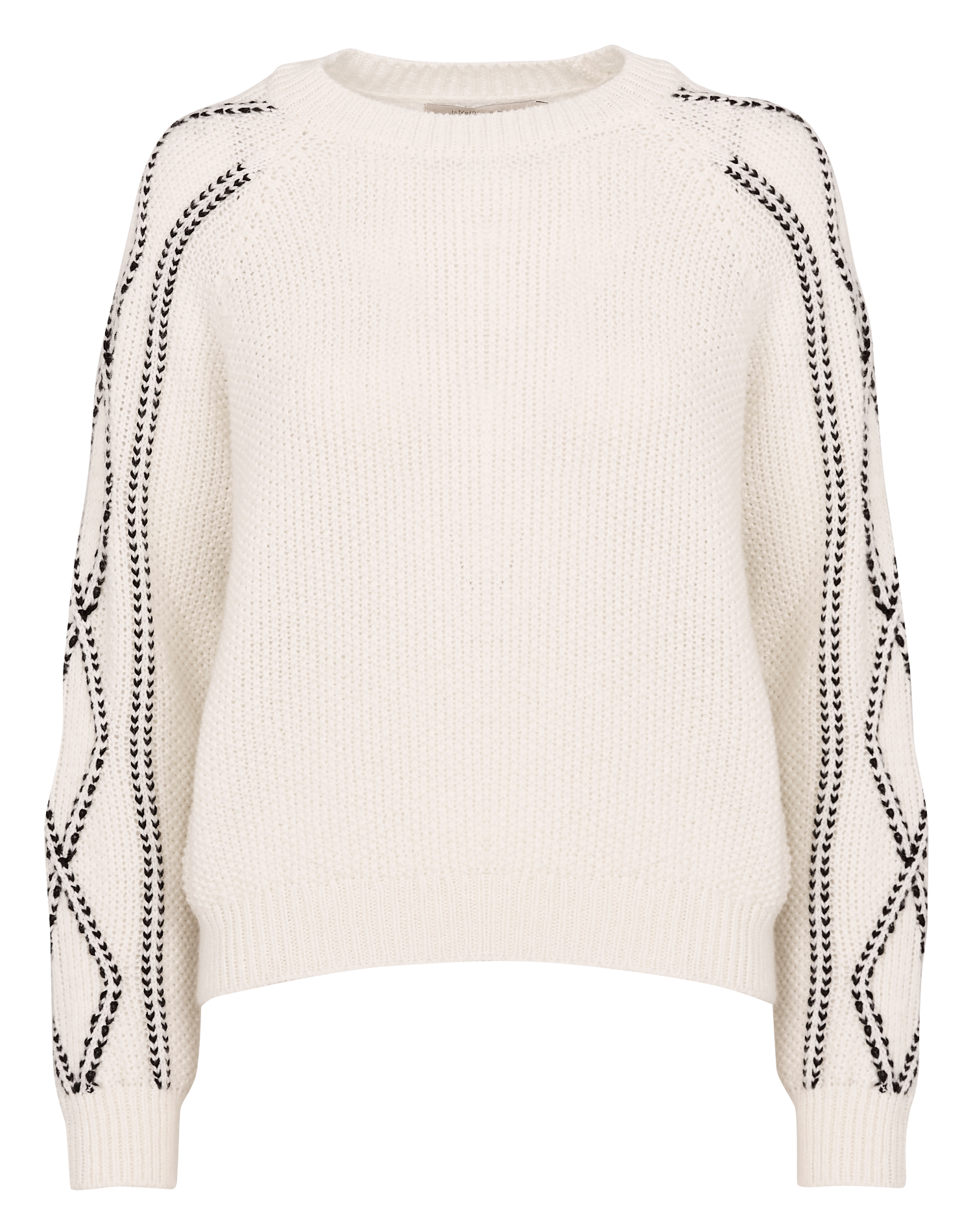 Pull oversize en laine mélangée | Blanc