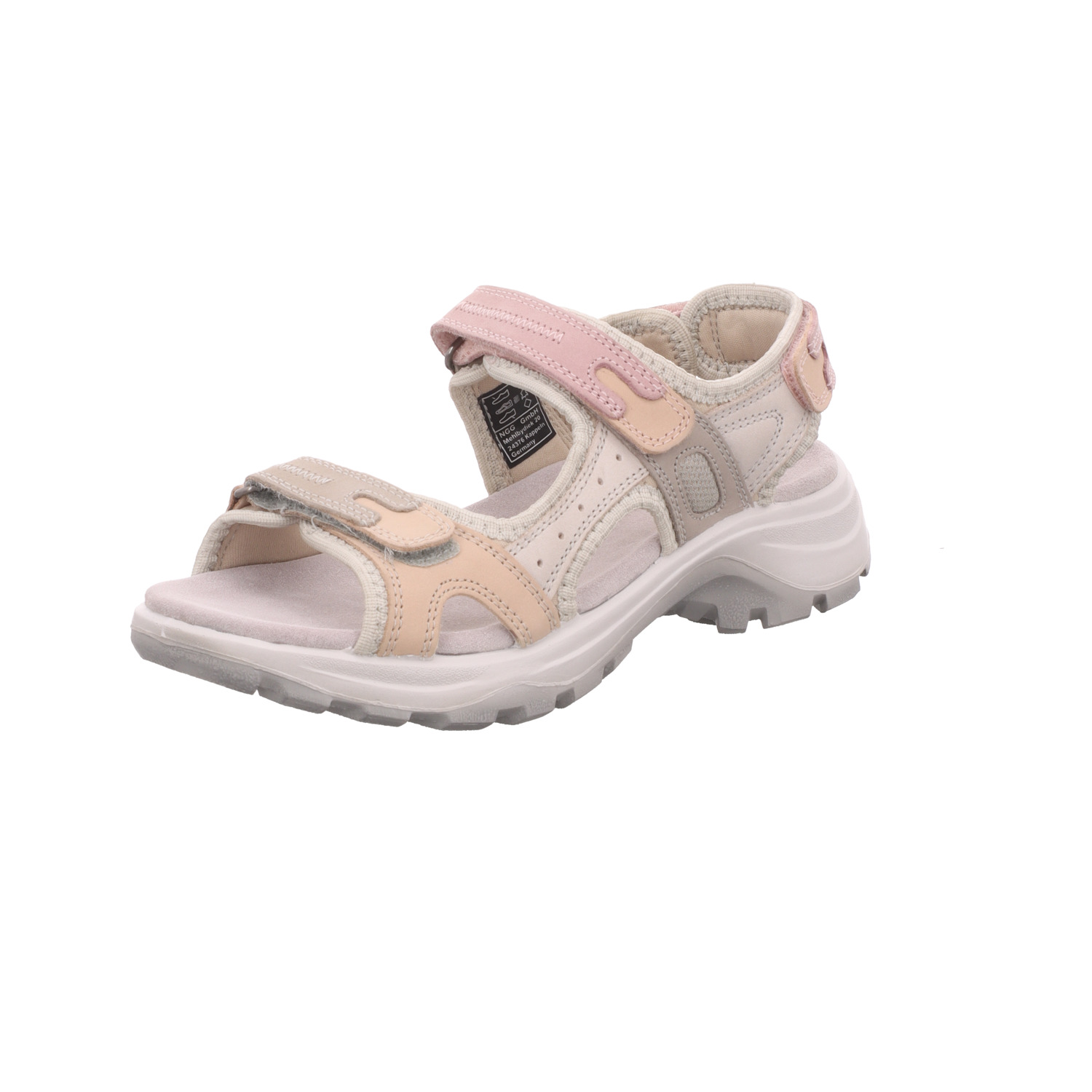 BOXX Damen-Sandalette Rose-Mehrfarbig