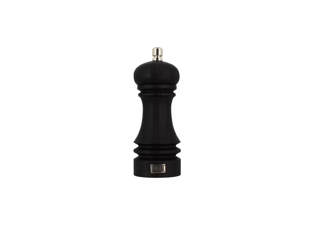 Ogo Living - Moulin A Poivre Recycle 15cm En Bois De Hetre Noir