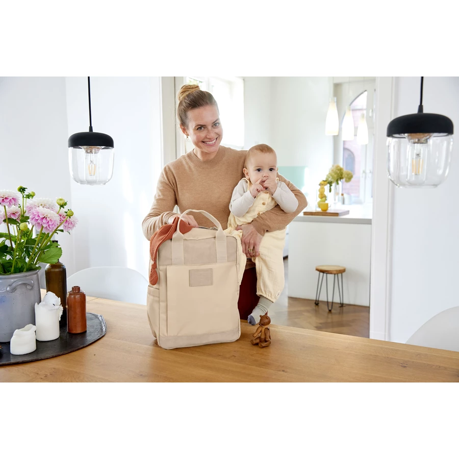 LÄSSIG Wickelrucksack Vividal Backpack humus