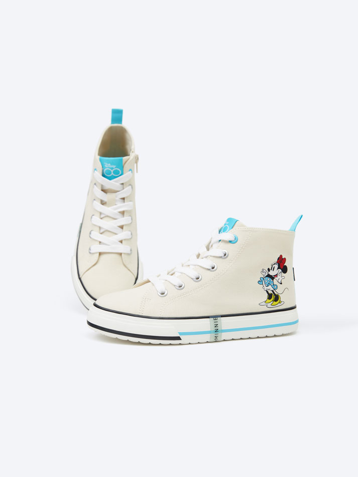 Bota de cano curto Minnie Mouse ©DS - Marrom