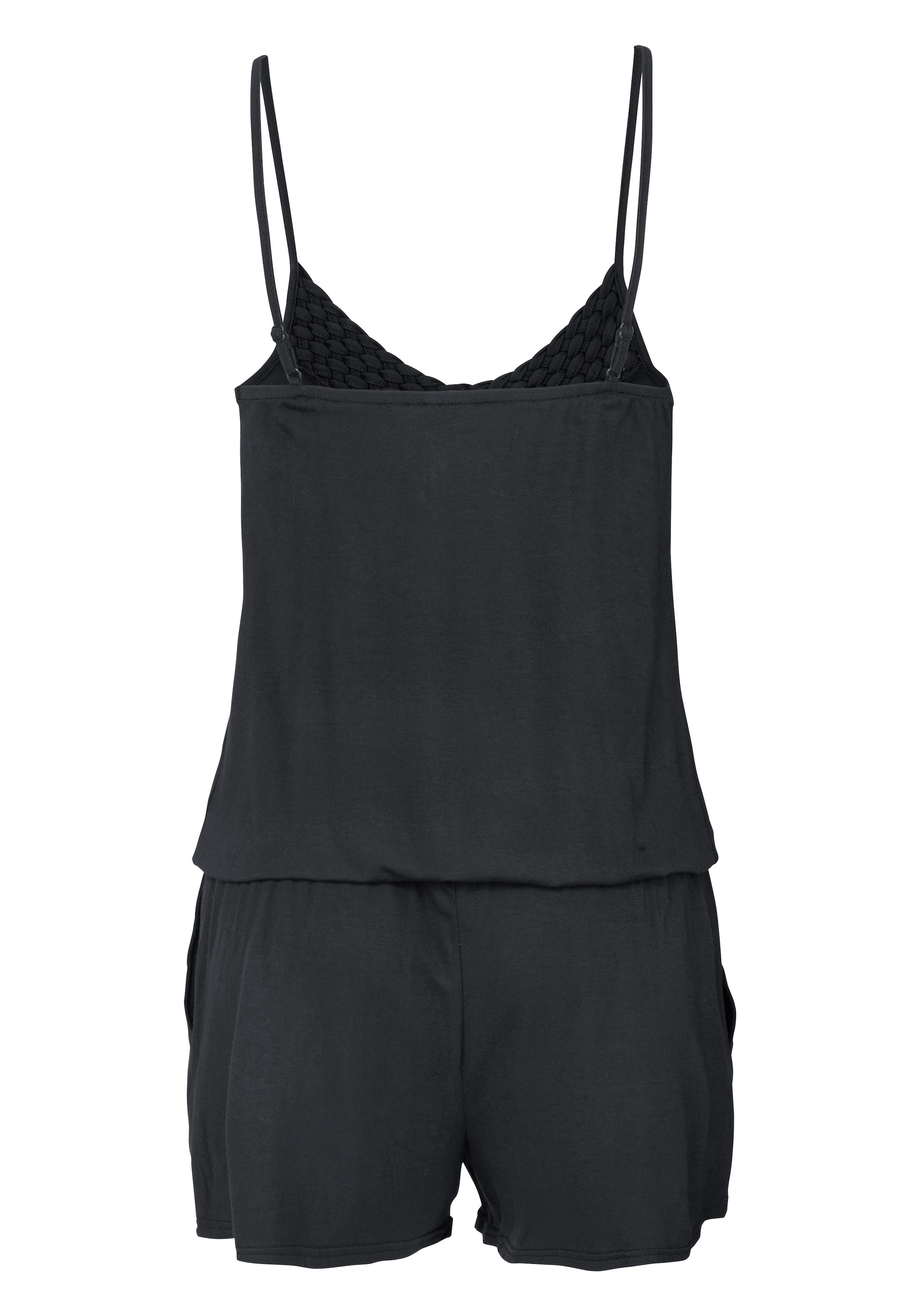 LASCANA Overall , mit Flechtdetail, sommerlicher Jumpsuit mit Taschen
