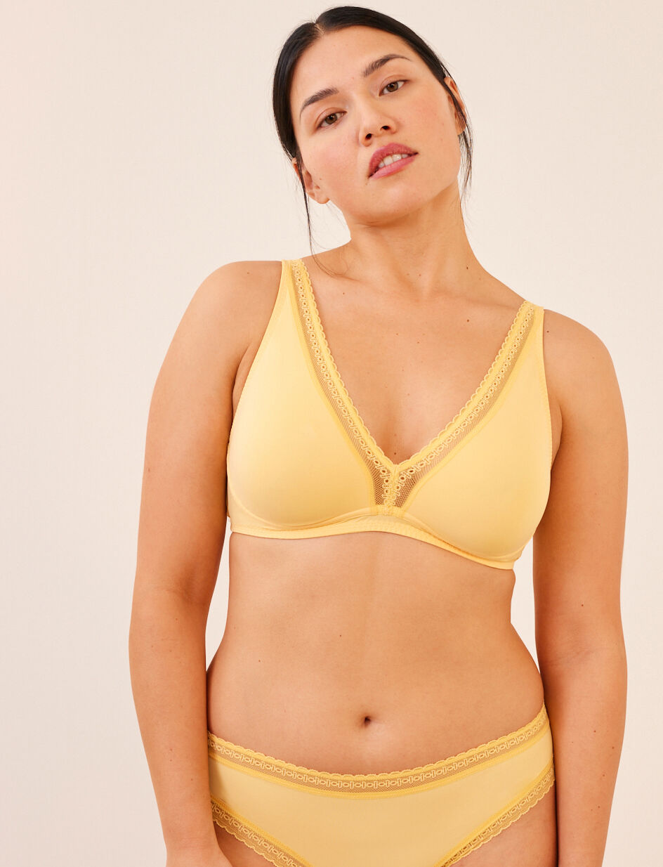 Soutien-gorge sans armatures - jaune mimosa
