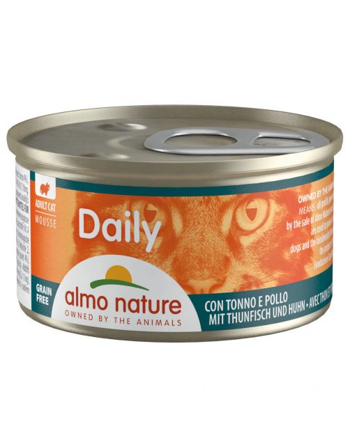 Almo Nature Cat Blik Daily Menu Mousse 85 g - Kattenvoer