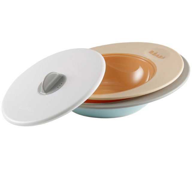 Set Assiettes Evolutives + Couvercle Vapeur Ellipse - Nude - Doré
