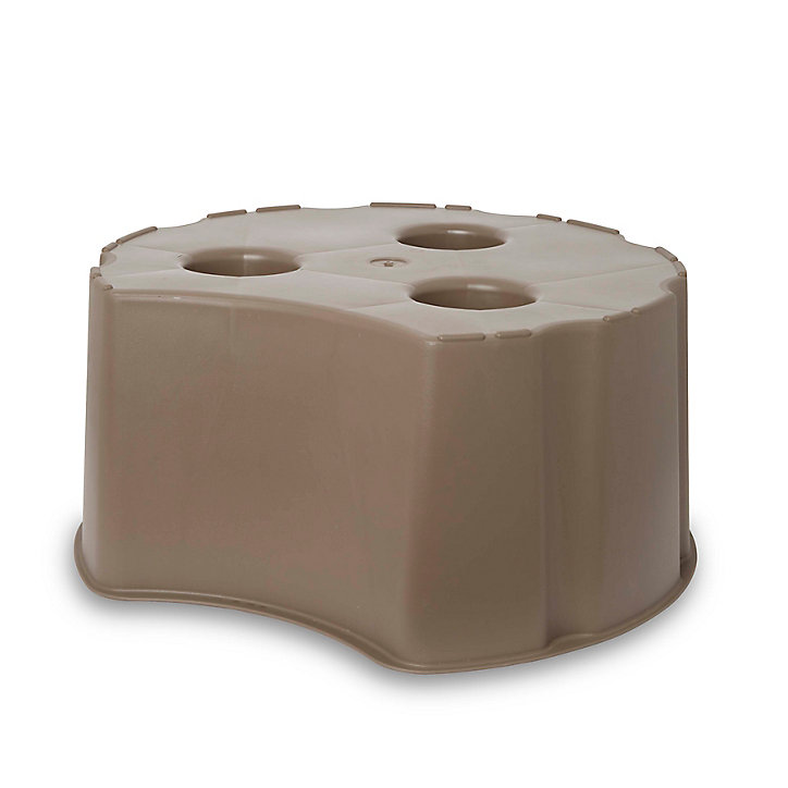 Socle récupérateur d'eau marron Garantia 300L