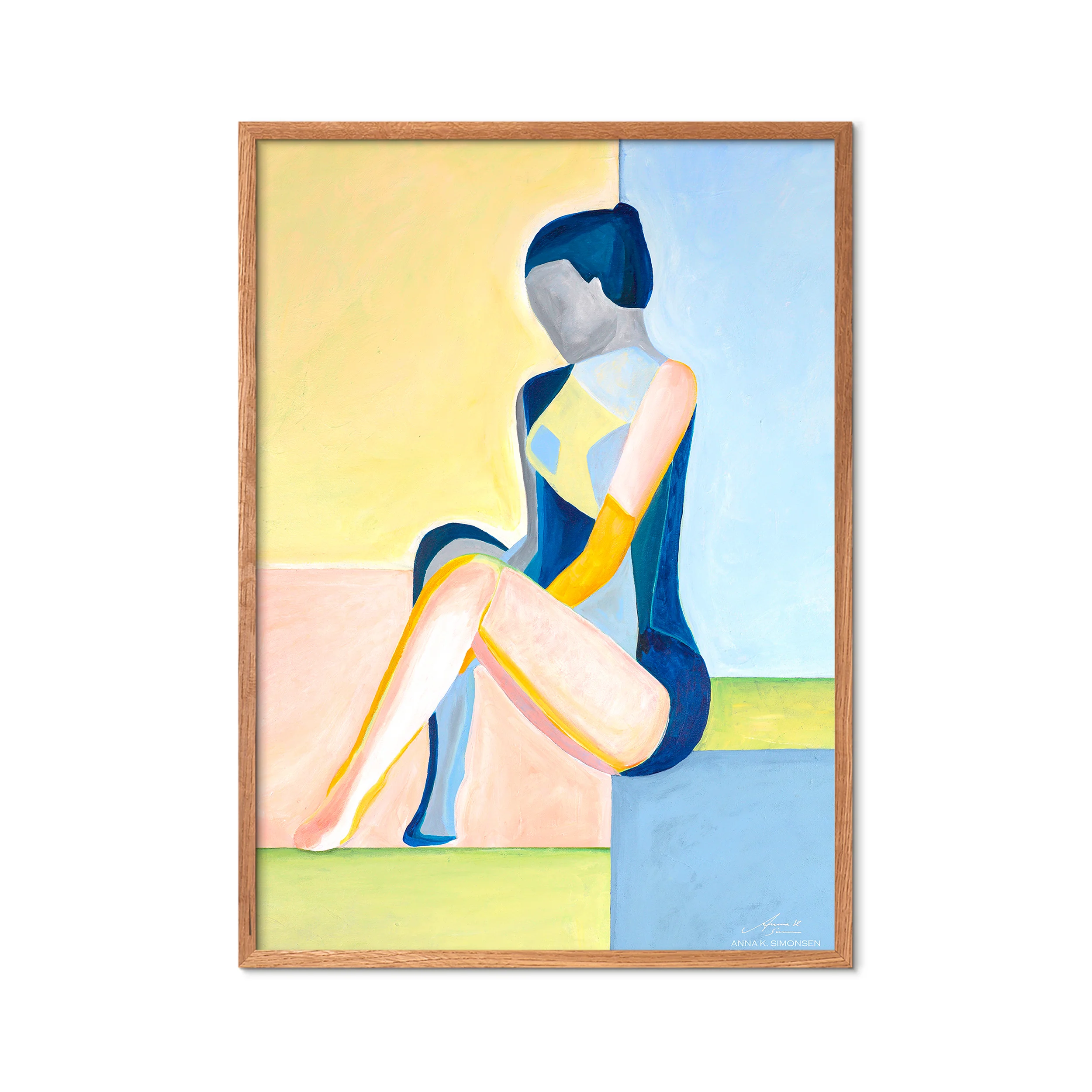 Poster & Frame  Anna K. Simonsen Cleo plakat - A3