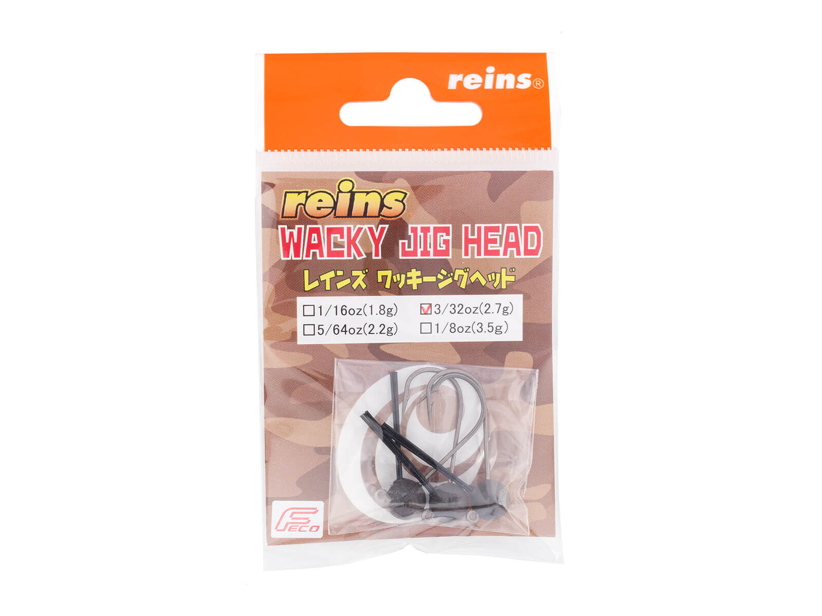 reins WACKY Jig Heads (1.8g)(Reins)